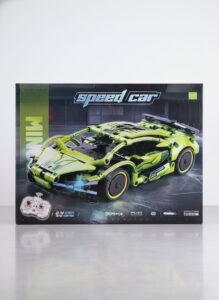 DIY RC Supercar Building Kit – 304 Pieces, 2.4GHz Remote Control Car